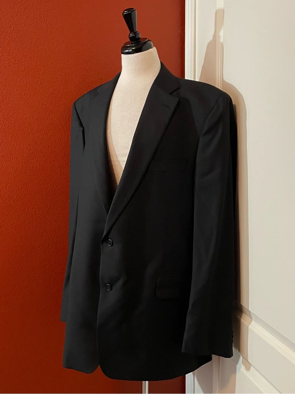 Jack Victor Men’s The Luxor CT 100% Wool Two Button Luxe Blazer Sport Coat